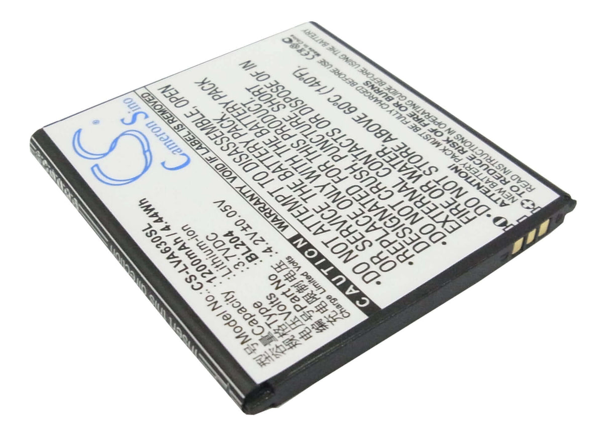 Battery For Lenovo A586, A765e, A630t 3.7v, 1200mah - 4.44wh Mobile, SmartPhone Cameron Sino Technology Limited   