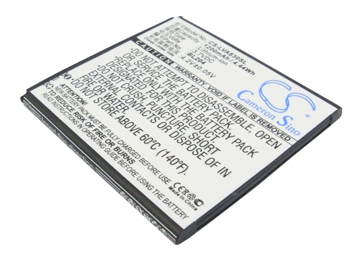 Battery For Lenovo A586, A765e, A630t 3.7v, 1200mah - 4.44wh Mobile, SmartPhone Cameron Sino Technology Limited   