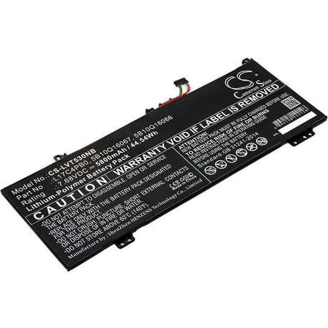 Battery For Lenovo, Air 14, Flex 6-14, Flex 6-14ikb 7.68v, 5800mah - 44.54wh Batteries for Electronics Cameron Sino Technology Limited   