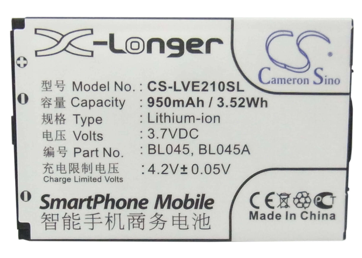 Battery For Lenovo E210, I716, I360 3.7v, 950mah - 3.52wh Batteries for Electronics Cameron Sino Technology Limited   