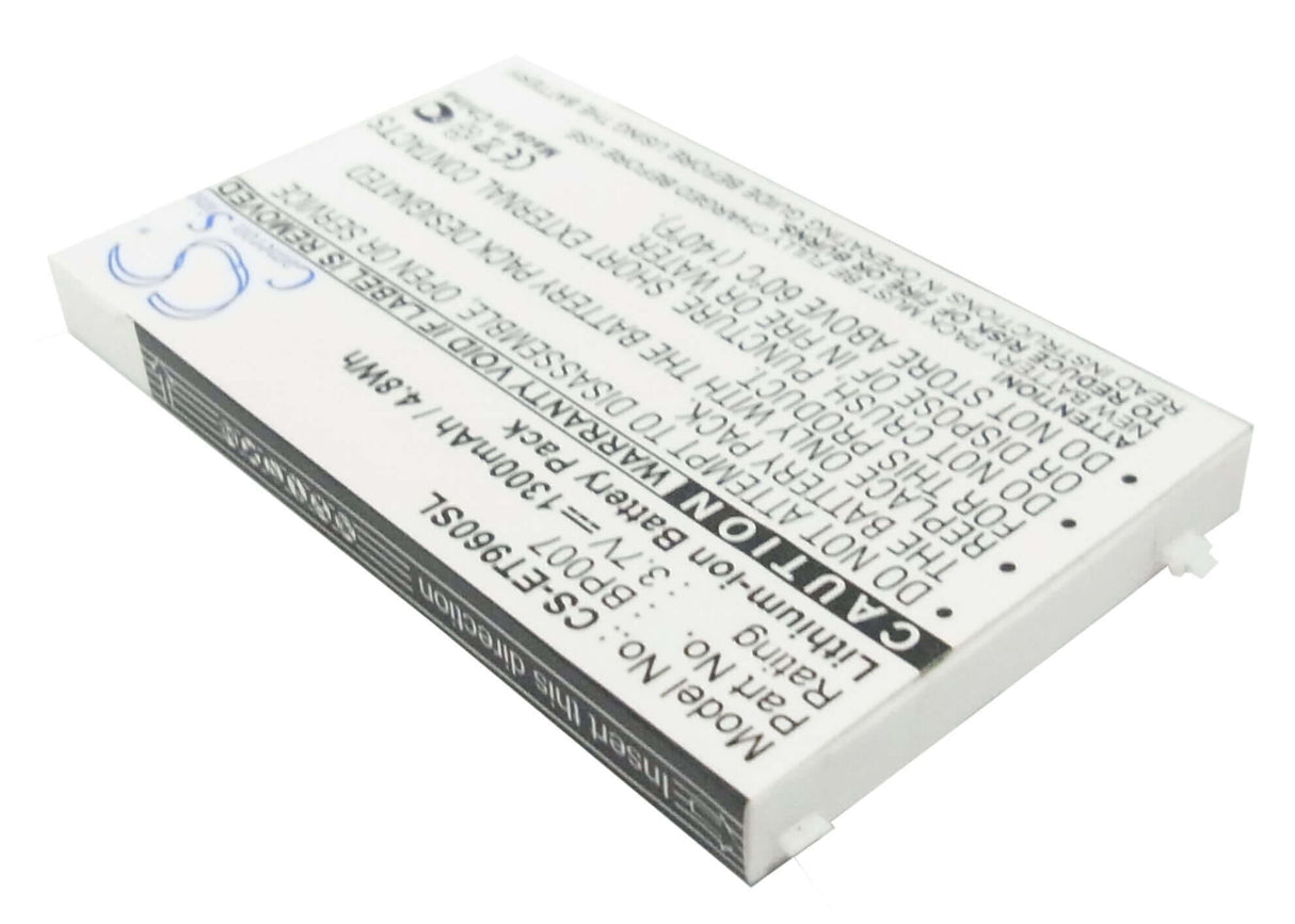 Battery For Lenovo Et960 3.7v, 1300mah - 4.81wh Mobile, SmartPhone Cameron Sino Technology Limited   