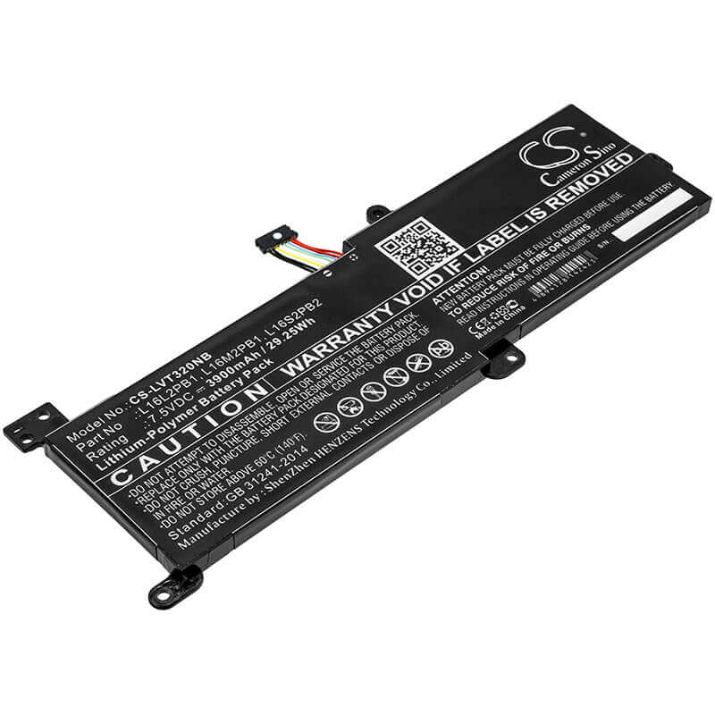 Battery For Lenovo, Ideapad 320, Ideapad 320-15iap 7.5v, 3900mah - 29.25wh Notebook, Laptop Cameron Sino Technology Limited   