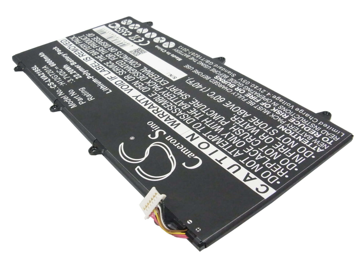 Battery For Lenovo Ideapad A2109, Ideapad A2109 9 Inch, Ideapad A2109a 3.7v, 6000mah - 22.20wh Tablet Cameron Sino Technology Limited   