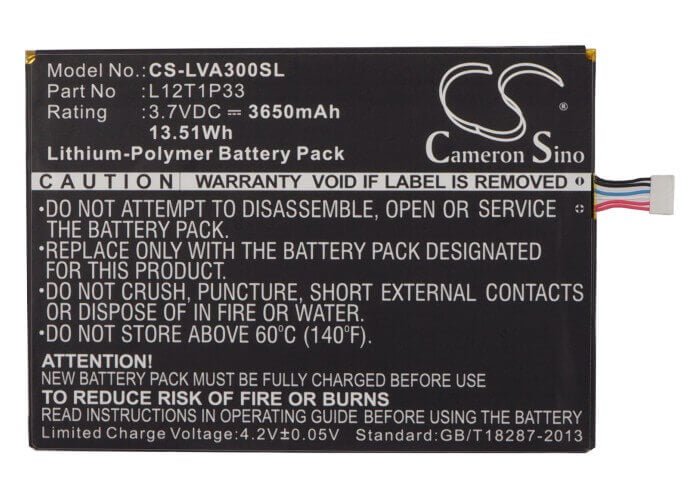 Battery For Lenovo Ideapad A3000, Ideapad A3000-h, Ideapad A1010 3.7v, 3650mah - 13.51wh Tablet Cameron Sino Technology Limited   