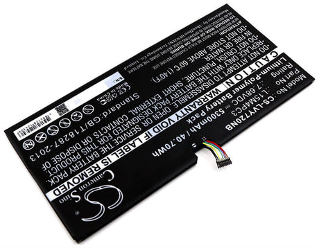 Battery For Lenovo, Ideapad Miix 720, Miix 5 Pro 7.68v, 5300mah - 40.70wh Notebook, Laptop Cameron Sino Technology Limited   