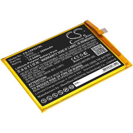 Battery For Lenovo, K520, K520t, Pro 3.8v, 2800mah - 10.64wh Mobile, SmartPhone Cameron Sino Technology Limited   