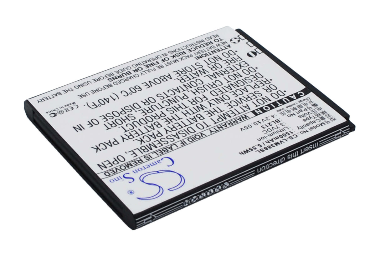 Battery For Lenovo Ma388a, Ma388 3.7v, 1500mah - 5.55wh Mobile, SmartPhone Cameron Sino Technology Limited   