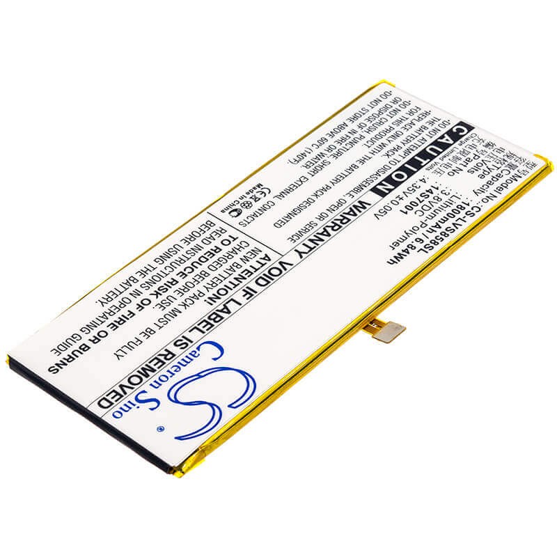 Battery For Lenovo S858t 3.8v, 1800mah - 6.84wh Mobile, SmartPhone Cameron Sino Technology Limited   