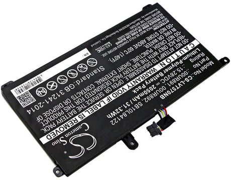 Battery For Lenovo, T570, Thinkpad T570, Thinkpad T570 20h9003 15.28v, 2050mah - 31.32wh Batteries for Electronics Cameron Sino Technology Limited   