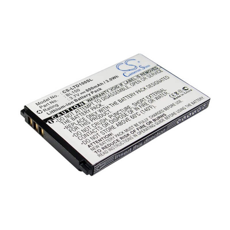 Battery For Lenovo Td100 3.7v, 950mah - 3.52wh Mobile, SmartPhone Cameron Sino Technology Limited   