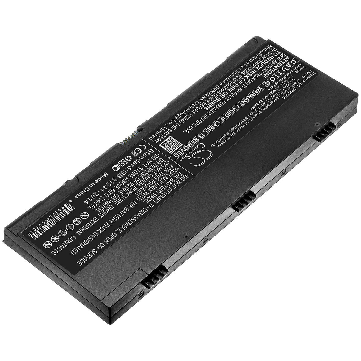 Battery For Lenovo, Thinkpad P52, Thinkpad P52 C00, Thinkpad P52 K00 11.4v, 7800mah - 88.92wh Notebook, Laptop Cameron Sino Technology Limited   