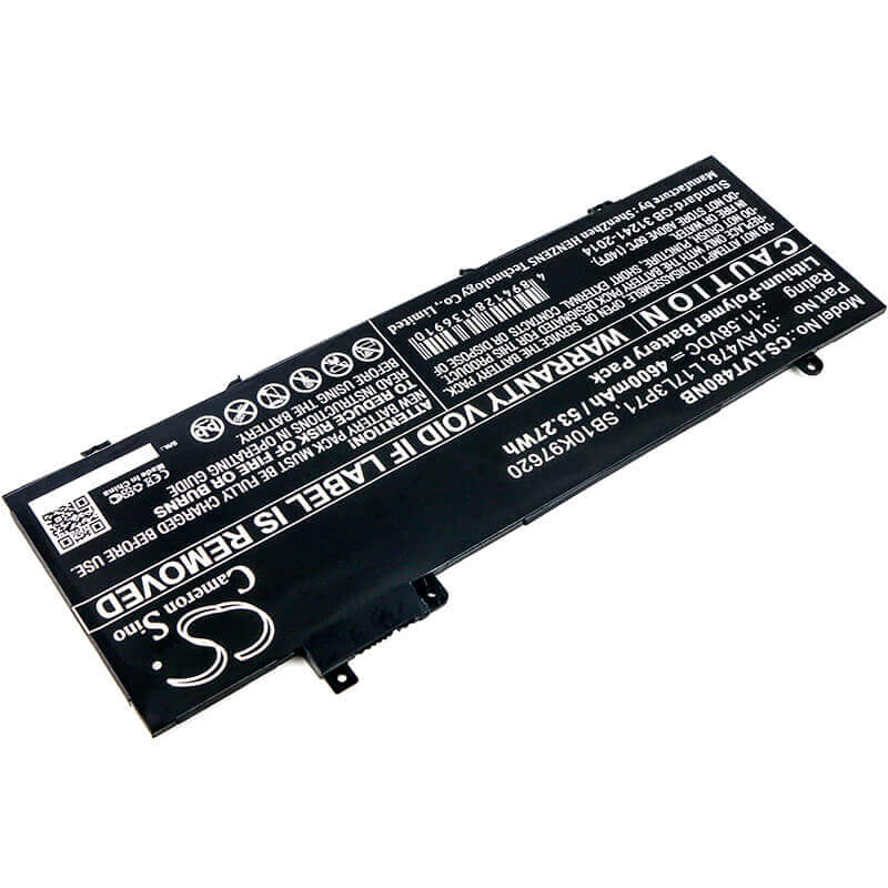 Battery For Lenovo, Thinkpad T480s, Thinkpad T480s 20l7002lcd, Thinkpad T480s 20l7002xcd 11.58v, 4600mah - 53.27wh Batteries for Electronics Cameron Sino Technology Limited   