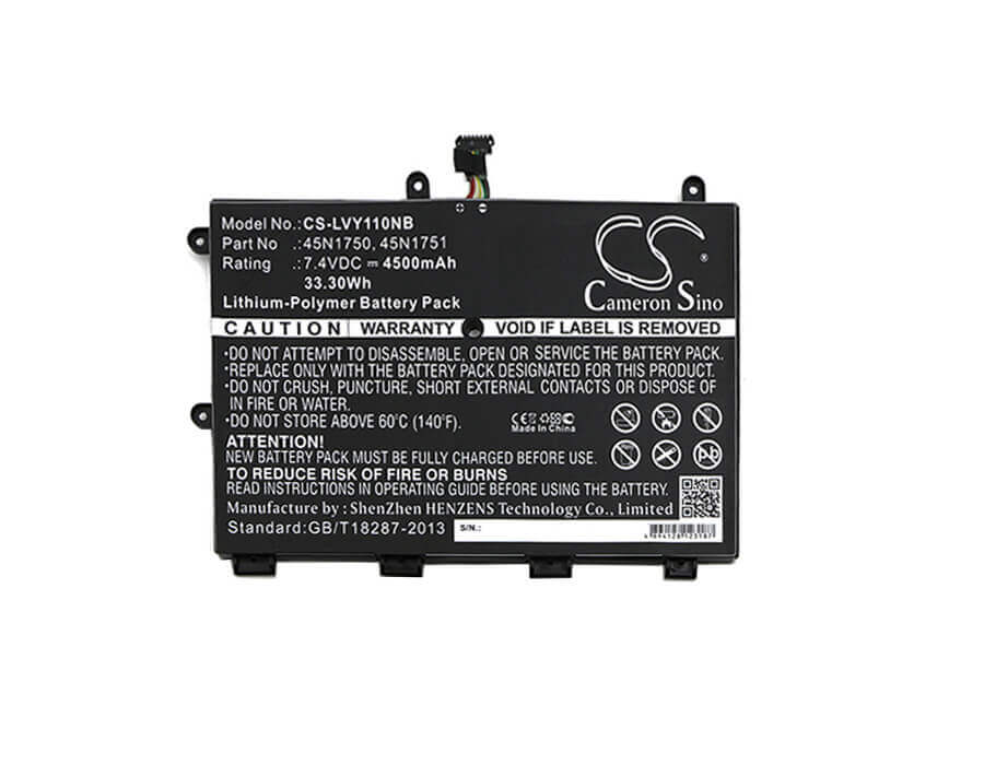 Battery For Lenovo, Thinkpad Yoga 11e 7.4v, 4500mah - 33.30wh Notebook, Laptop Cameron Sino Technology Limited   