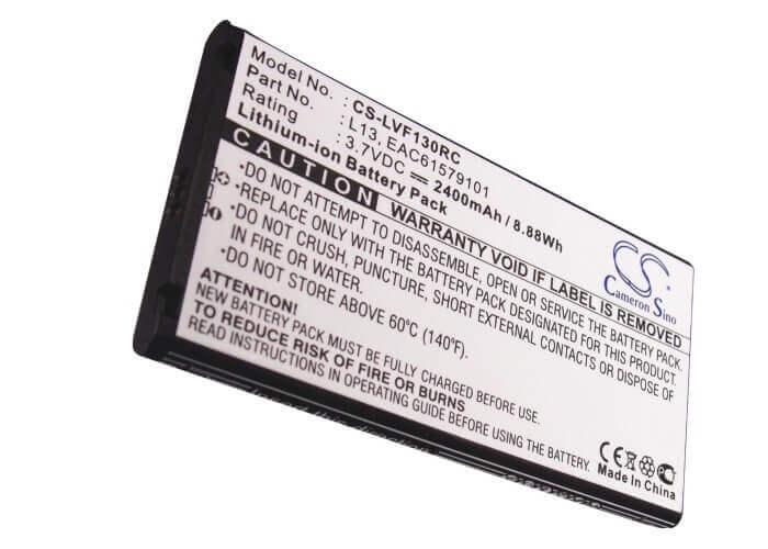 Battery For Lg Agl29141, L09c, L-09c 3.7v, 2400mah - 8.88wh Hotspot Cameron Sino Technology Limited   