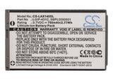 Battery For Lg Ax140, Ax150, Lx140 3.7v, 750mah - 2.78wh Mobile, SmartPhone Cameron Sino Technology Limited (Suspended)   