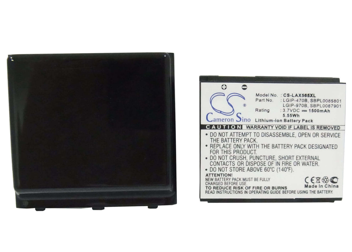 Battery For Lg Ax565, Ux565, Lx570 3.7v, 1150mah - 4.26wh Mobile, SmartPhone Cameron Sino Technology Limited   