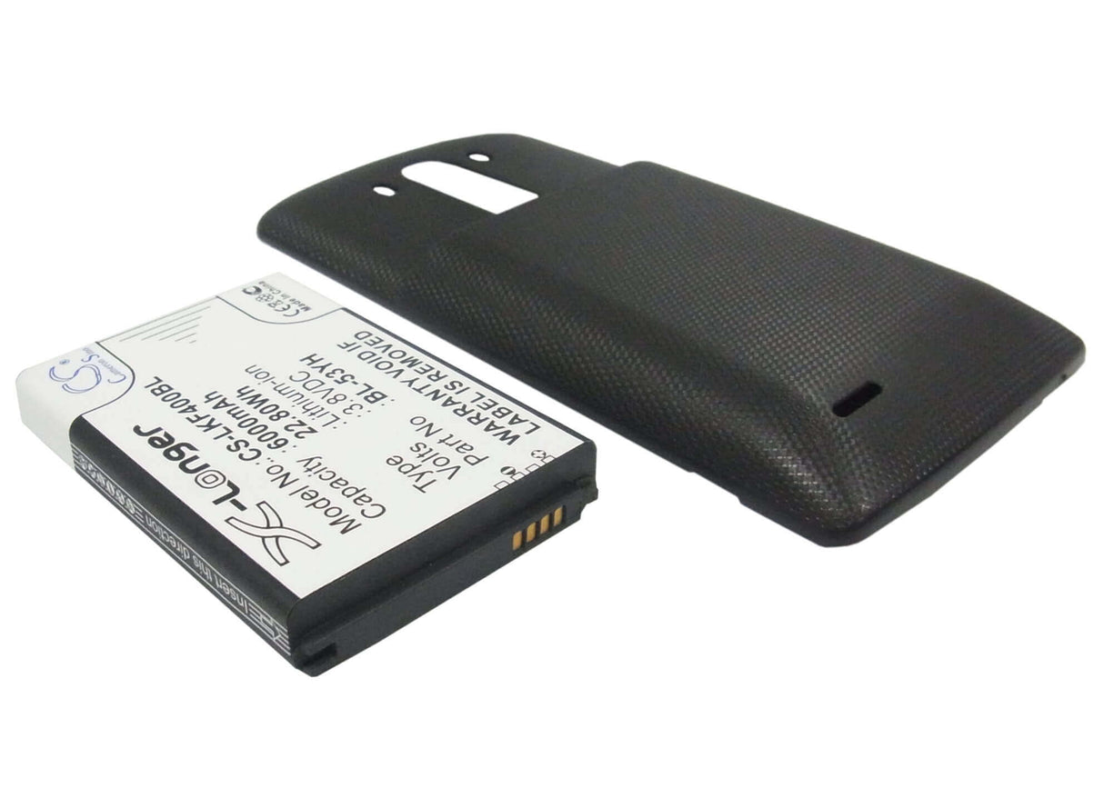 Battery For Lg G3, D855, D855 Lte, Black Back Cover 3.8v, 6000mah - 22.80wh Mobile, SmartPhone Cameron Sino Technology Limited   