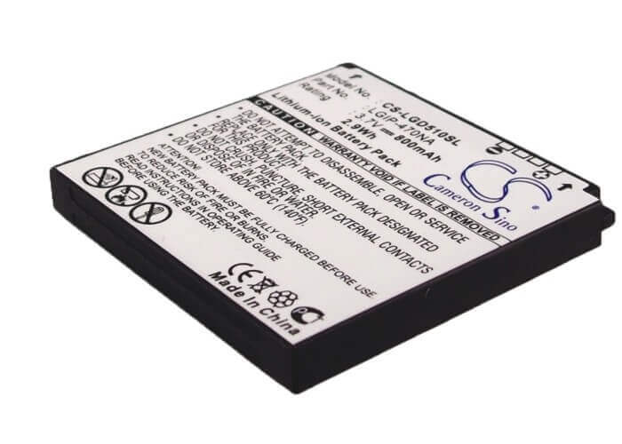 Battery For Lg Gd510, Gd510 Pop, Gd880 3.7v, 800mah - 2.96wh Mobile, SmartPhone Cameron Sino Technology Limited (Suspended)   