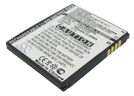 Battery For Lg Gd580, Gd580 Lollitop 3.7v, 700mah - 2.59wh Mobile, SmartPhone Cameron Sino Technology Limited   