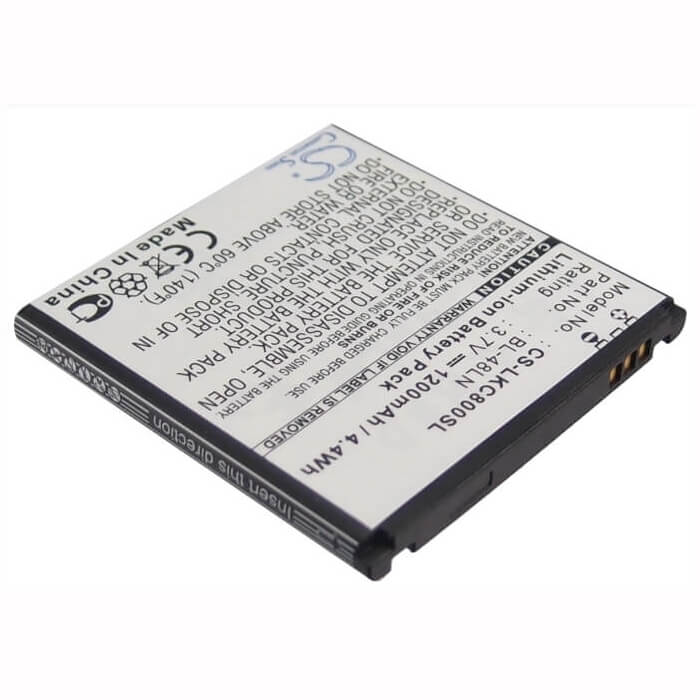 Battery For Lg Gray C800, Ls696, Vm696 3.7v, 1200mah - 4.44wh Mobile, SmartPhone Cameron Sino Technology Limited   