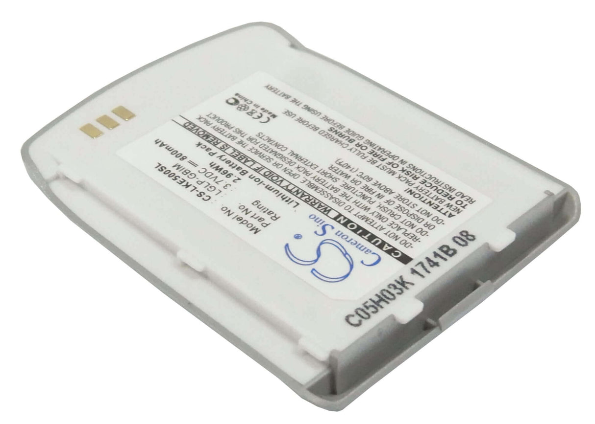 Battery For Lg Ke500, Ke508, Ke550 3.7v, 800mah - 2.96wh Mobile, SmartPhone Cameron Sino Technology Limited (Suspended)   