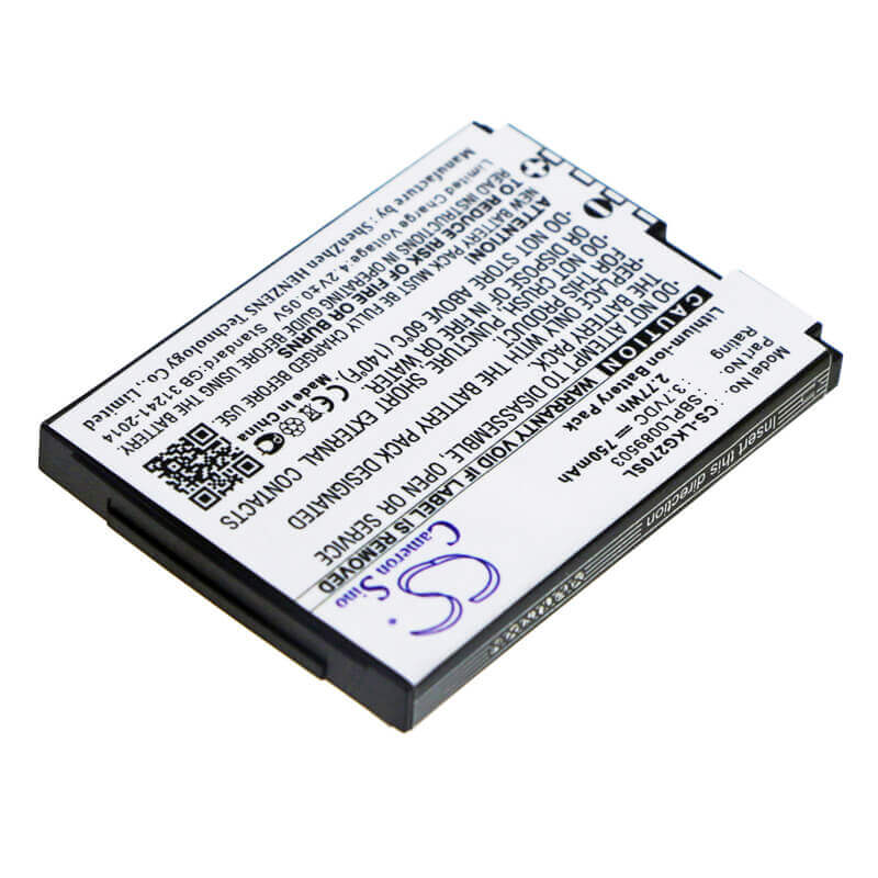 Battery For Lg Kg270, Kg275, Kg278 3.7v, 750mah - 2.78wh Mobile, SmartPhone Cameron Sino Technology Limited   