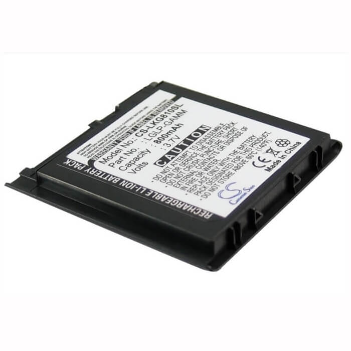 Battery For Lg Kg810, Kg-810, Mg810 3.7v, 800mah - 2.96wh Mobile, SmartPhone Cameron Sino Technology Limited   