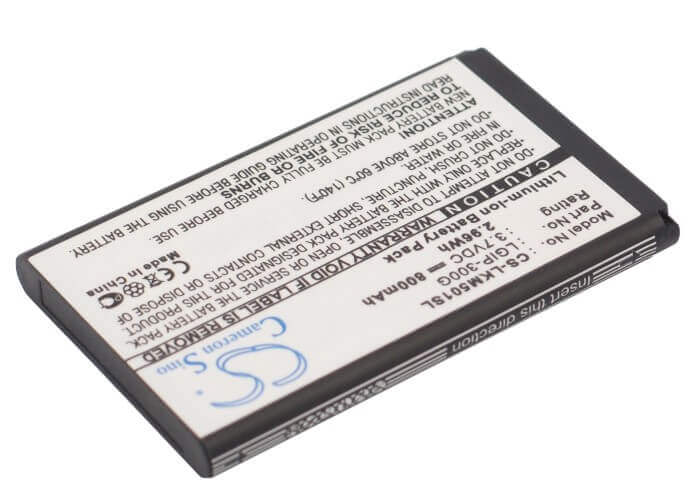 Battery For Lg Km501 3.7v, 800mah - 2.96wh Mobile, SmartPhone Cameron Sino Technology Limited   