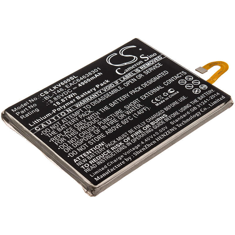 Battery For Lg, Lmv600am, Lmv600qm, Lmv600tm2x 3.85v, 4900mah - 18.87wh Mobile, SmartPhone Cameron Sino Technology Limited   