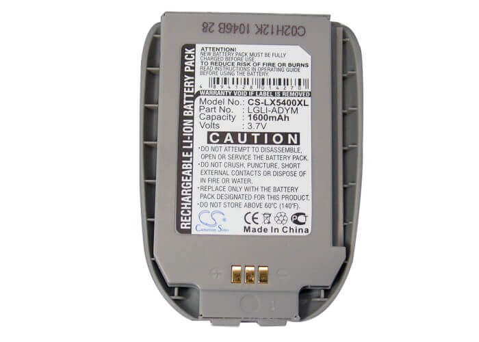 Battery For Lg Lx5400, Vi5225, 5400a 3.7v, 1600mah - 5.92wh Batteries for Electronics Cameron Sino Technology Limited (Suspended)   