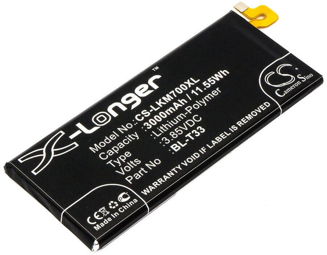 Battery For Lg, M700a, M700an, M700dsk, M700n, Q6, Q6a 3.85v, 3000mah - 11.55wh Mobile, SmartPhone Cameron Sino Technology Limited   