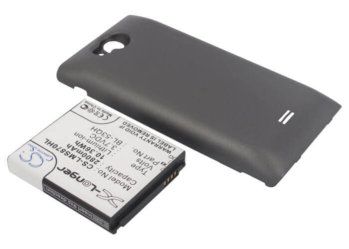 Battery For Lg Ms870, Lgms870 3.7v, 2800mah - 10.36wh Mobile, SmartPhone Cameron Sino Technology Limited (Suspended)   