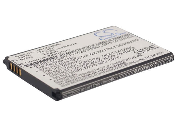 Cellphone battery For Lg Optimus Lte Iii, F260, F260k 3.7v, 1800mah - 6.66wh Mobile, SmartPhone Cameron Sino Technology Limited   