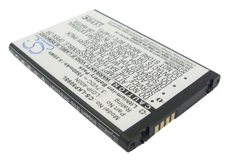 Battery For Lg P509, Optimus S, Ls670 3.7v, 1500mah - 5.55wh Mobile, SmartPhone Cameron Sino Technology Limited   