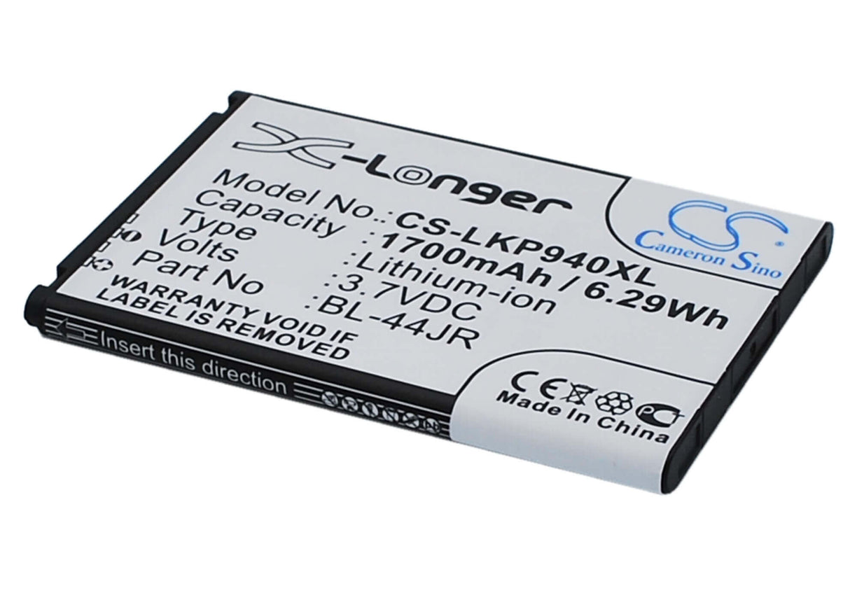 Battery For Lg P940, Prada 3.0, K2 3.7v, 1700mah - 6.29wh Mobile, SmartPhone Cameron Sino Technology Limited   