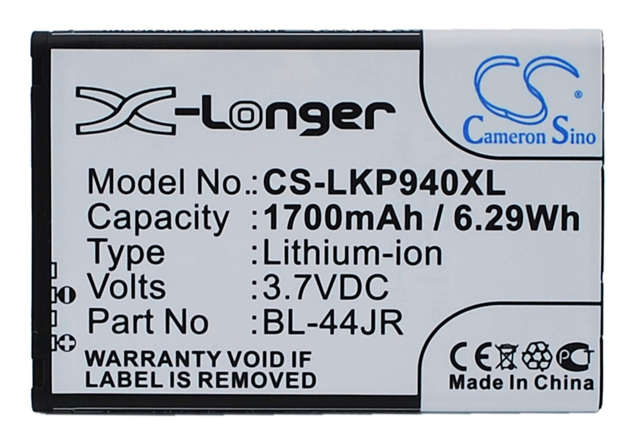 Battery For Lg P940, Prada 3.0, K2 3.7v, 1700mah - 6.29wh Mobile, SmartPhone Cameron Sino Technology Limited   