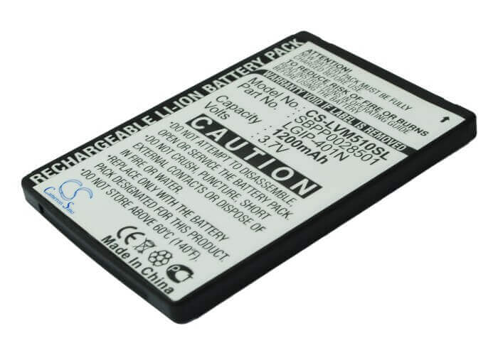 Battery For Lg Touch Ln510, Rumor Touch, Vm510 3.7v, 1200mah - 4.44wh Mobile, SmartPhone Cameron Sino Technology Limited (Suspended)   