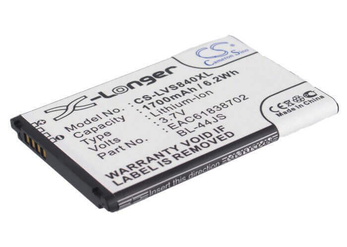 Battery For Lg Vs840, Lucid, Cayman 3.7v, 1700mah - 6.29wh Mobile, SmartPhone Cameron Sino Technology Limited   