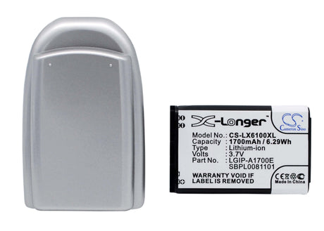 Battery For Lg Vx6100 3.7v, 1700mah - 6.29wh Mobile, SmartPhone Cameron Sino Technology Limited (Suspended)   