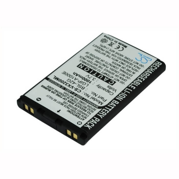 Battery For Lg Vx6100, Vx4700, Ax5000 3.7v, 1000mah - 3.70wh Mobile, SmartPhone Cameron Sino Technology Limited   