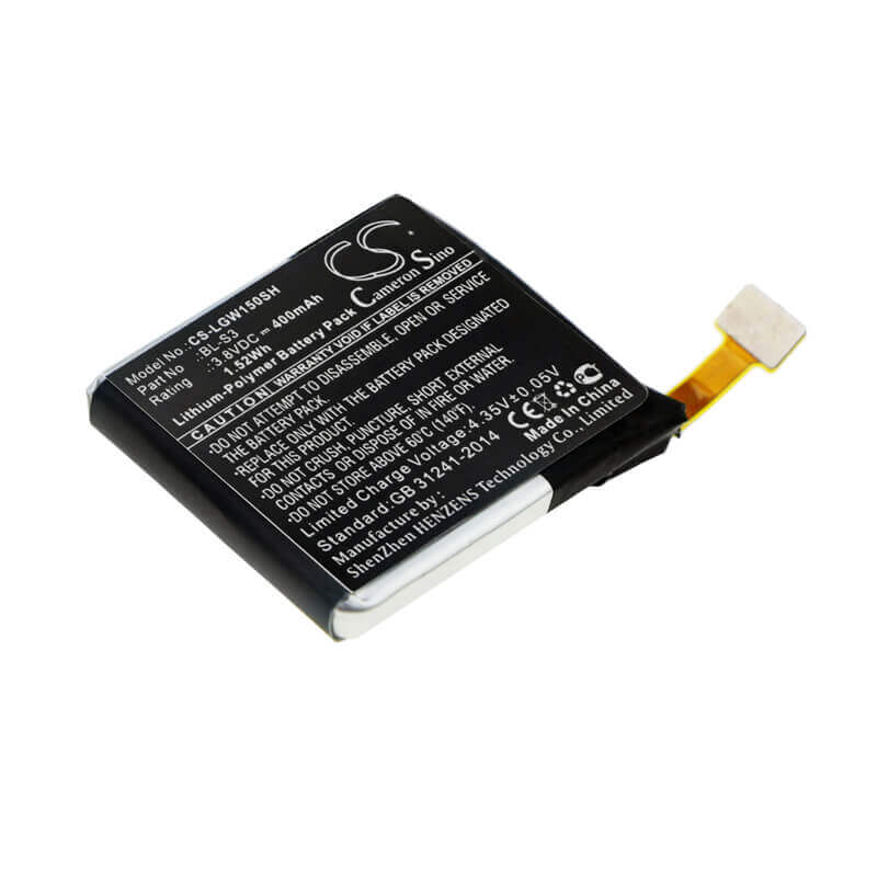 Battery For Lg, W150, Watch Urbane 3.8v, 400mah - 1.52wh Smartwatch Cameron Sino Technology Limited   