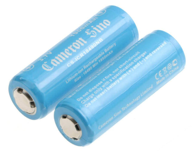 Battery For Lithium Ion, 2pcs 18490 Pack With With Pcb Protected 3.7v, 1900mah - 7.03wh 18490 Cameron Sino Technology Limited   