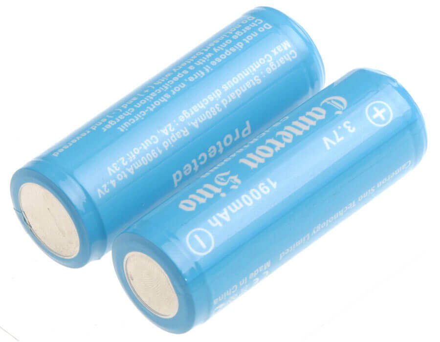 Battery For Lithium Ion, 2pcs 18490 Pack With With Pcb Protected 3.7v, 1900mah - 7.03wh 18490 Cameron Sino Technology Limited   