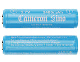 Battery For Lithium Ion, 2pcs 18650 Pack With Pcb Protected 3.7v, 3400mah 18650 Cameron Sino Technology Limited   