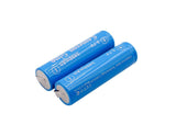 Battery For Lithium Ion, 2pcs Pack With Solder Tabs 3.7v, 3400mah - 12.58wh 18650 Cameron Sino Technology Limited   