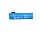 Battery For Lithium Ion, 2pcs Pack With Tabs 3.7v, 2900mah - 10.73wh 18650 Cameron Sino Technology Limited   