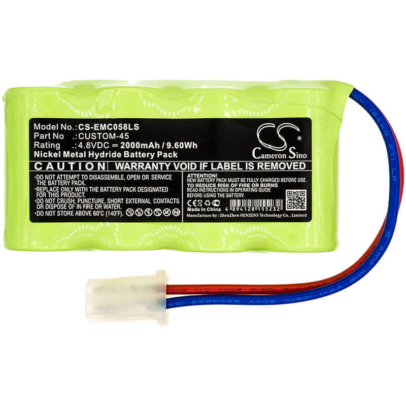 Battery For Lithonia, Elb0502n, Elb4714n, Elb4814n 4.8v, 2000mah - 9.60wh Emergency Lighting Cameron Sino Technology Limited   