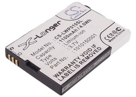 Battery For Locktec Wp04 Wireless, Wp04 3.7v, 1100mah - 4.07wh VoIP Phone Cameron Sino Technology Limited   