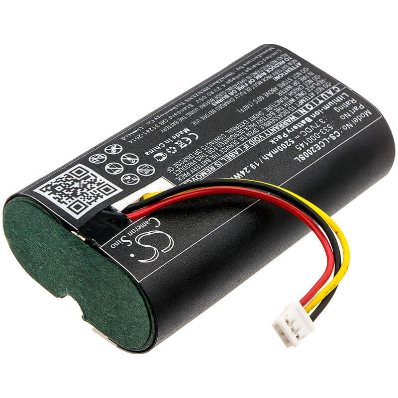 Battery For Logitech, 861-000066, Circle 2 3.7v, 5200mah - 19.24wh Home Security Camera Cameron Sino Technology Limited   