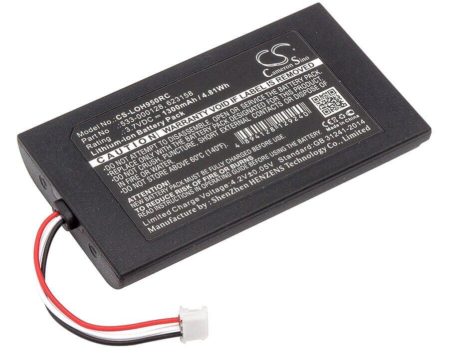 Remote control battery For Logitech, 915-000257, 915-000260, Elite, Harmony 950 3.7v, 1300mah - 4.81wh Remote Control Cameron Sino Technology Limited   